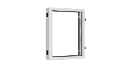 Пристенная поворотная секция NIKOMAX 19", 15U, Ш600хВ770хГ156мм, 1 пары L-образных монтажных направляющих, серый RAL 7035.