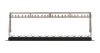 Коммутационная панель NIKOMAX 19", 1U, 24 порта, Кат.6a (Класс Ea), 500МГц, RJ45/8P8C, 110/KRONE, T568A/B, неэкранированная, с органайзером, черная - гарантия: 5 лет расширенная / 25 лет системная