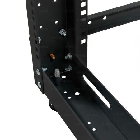 Стойка серверная NTSS OR двухрамная 42U 600-1000мм, комплект ножек, черный RAL 9005
