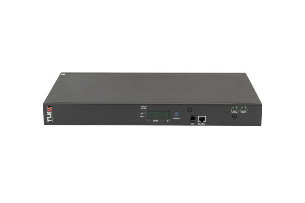 Блок  контролируемых электрических розеток NIKOMAX, 19", AT - ATS, Автоматическое переключение питания между вводными линиями, 10 розеток C13, макс. нагрузка 16 А, Счетчик электроэнергии кВт*ч, Удаленное управление через облако, 2 ввода питания,  2* шнур 