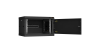 Настенный разборный шкаф NIKOMAX 19", 6U, металлическая дверь, Ш600хВ370хГ450мм, 2 пары монтажных направляющих, черный