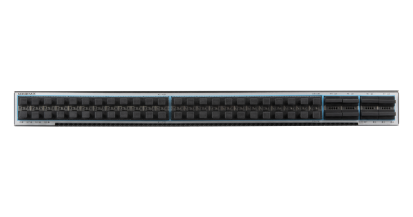 Управляемый коммутатор TOR L3 NIKOMAX, 48*25 Гбит/с SFP28, 8*40/100 Гбит/с QSFP28, 1*RJ45(консоль), 1*RJ45(управление), 1*USB, 2*Блока питания hot-swap AC 220В