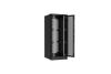 Напольный шкаф NIKOMAX серии TFR-R2 19", 42U, двустворчатые перфорированные двери, металлические стенки, Ш800хВ2010хГ1000мм, в разобранном виде, черный