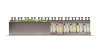 Коммутационная панель NIKOMAX 19", 1U, 24 порта, Кат.6a (Класс Ea), 500МГц, RJ45/8P8C, 110/KRONE, T568B, полный экран, с органайзером, металлик - гарантия: 5 лет расширенная / 25 лет системная