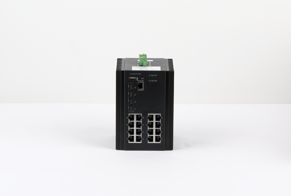 Управляемый промышленный L2+ коммутатор NIKOMAX, 16*10/100/1000Мбит/с PoE (af/at), 4*1/2.5/10Гбит/с SFP+, Крепление на DIN-рейку, 2*ввода питания, питание 44-57В (блок питания 370Вт поставляется отдельно), -40С +70С.