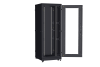 Напольный шкаф NIKOMAX серии TFA-R 19", 42U, дверь со стеклом и металлическая, металлические стенки, Ш800хВ2114хГ800мм, в разобранном виде, черный