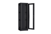 Напольный шкаф NIKOMAX серии TFR-R2 19", 42U, дверь со стеклом и металлическая, металлические стенки, Ш600хВ2010хГ600мм, в разобранном виде, черный