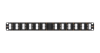 Коммутационная панель NIKOMAX 19", 1U, 24 угловых порта, Кат.6 (Класс E), 250МГц, RJ45/8P8C, 110/KRONE, T568A/B, неэкранированная, с органайзером, черная - гарантия: 5 лет расширенная / 25 лет системная