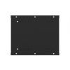 Шкаф настенный телекоммуникационный NTSS LIME 9U 550х600х500мм, 2 профиля 19, дверь сплошная металл, боковые стенки несъемные, разобранный, черный RAL