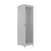 Шкаф напольный универсальный серверный NTSS R 18U 600х600мм, 4 профиля 19, двери перфорированная и сплошная металл, боковые стенки съемные, регулируем