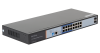 Управляемый L2 PoE коммутатор NIKOMAX, 16 PoE (802.3af/at) портов 10/100/1000Мбит/с 8 до 250 метров cat.6, 2*SFP 1000Мбит/с, 250Вт APO&R