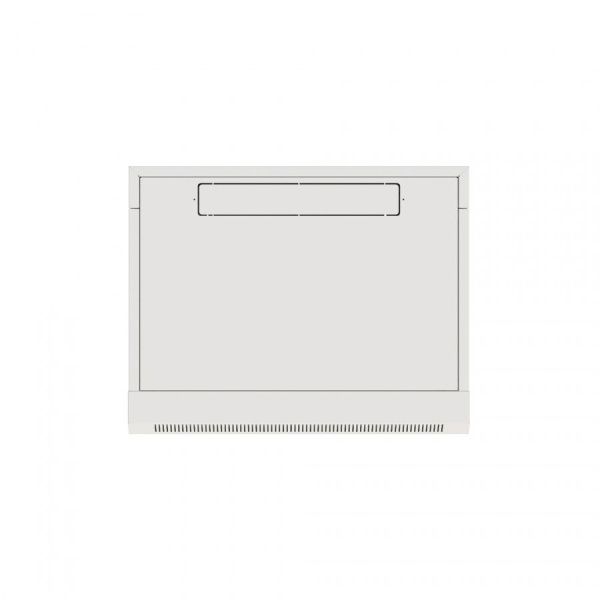 Шкаф настенный телекоммуникационный NTSS W 9U 600х600х500мм, 2 профиля 19, дверь стеклянная, боковые стенки съемные, задняя стенка, разобранный, серый