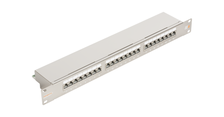 Коммутационная панель NIKOMAX 19", 1U, 24 порта, Кат.6 (Класс E), 250МГц, RJ45/8P8C, 110/KRONE, T568A/B, полный экран, с органайзером, металлик - гарантия: 5 лет расширенная / 25 лет системная