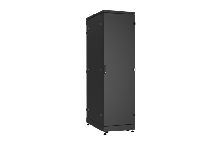 Напольный шкаф NIKOMAX 19", 42U, промышленный, цельнометаллические двери, степень защиты IP54, Ш600хВ2125хГ1000мм, черный.
