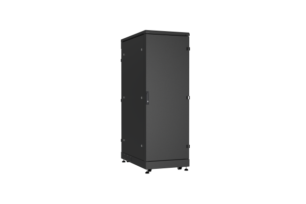 Напольный шкаф NIKOMAX 19", 33U, промышленный, цельнометаллические двери, степень защиты IP54, Ш600хВ1725хГ1000мм, черный.