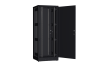 Напольный шкаф NIKOMAX серии TFR-R2 19", 42U, металлические двери, металлические стенки, Ш800хВ2010хГ800мм, в разобранном виде, черный