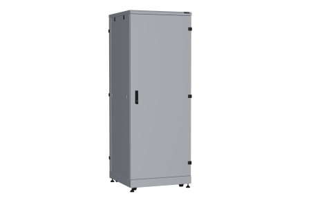 Напольный шкаф NIKOMAX серии TFA-R 19", 42U, металлические двери, металлические стенки, Ш800хВ2114хГ800мм, в разобранном виде, серый