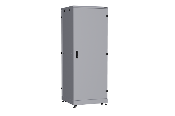 Напольный шкаф NIKOMAX серии TFA-R 19", 42U, металлические двери, металлические стенки, Ш800хВ2114хГ800мм, в разобранном виде, серый