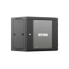Шкаф настенный телекоммуникационный NTSS W 12U 600х600х635мм, 2 профиля 19, дверь стеклянная, боковые стенки съемные, задняя стенка, разобранный, черн