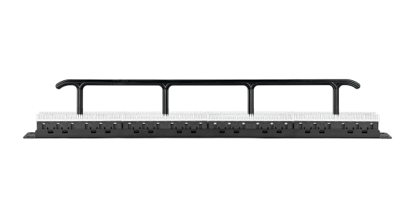 Коммутационная панель NIKOMAX 19", 1U, 48 портов, Кат.6 (Класс E), 250МГц, RJ45/8P8C, 110/KRONE, T568A/B, неэкранированная, с органайзером, черная - гарантия: 5 лет расширенная / 25 лет системная