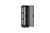 Напольный шкаф NIKOMAX серии TFR-R2 19", 47U, перфорированные двери, металлические стенки, Ш600хВ2234хГ800мм, в разобранном виде, черный