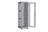 Напольный шкаф NIKOMAX серии TFA-R 19", 42U, дверь со стеклом и металлическая, металлические стенки, Ш600хВ2114хГ800мм, в разобранном виде, серый