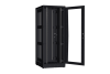 Напольный шкаф NIKOMAX серии TFR-R2 19", 42U, дверь со стеклом и металлическая, металлические стенки, Ш800хВ2010хГ1000мм, в разобранном виде, черный