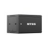 Шкаф настенный телекоммуникационный NTSS W 9U 600х450х500мм, 2 профиля 19, дверь сплошная металл, боковые стенки съемные, разобранный, черный RAL 9005