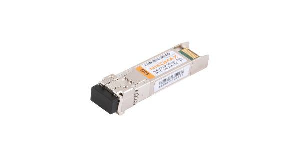 Модуль NIKOMAX SFP+, 10 Гбит/с, WDM, 1 ОВ, SM, 1xLC, Tx:1270/Rx:1330 нм, DDM, 12 дБ (до 20 км)