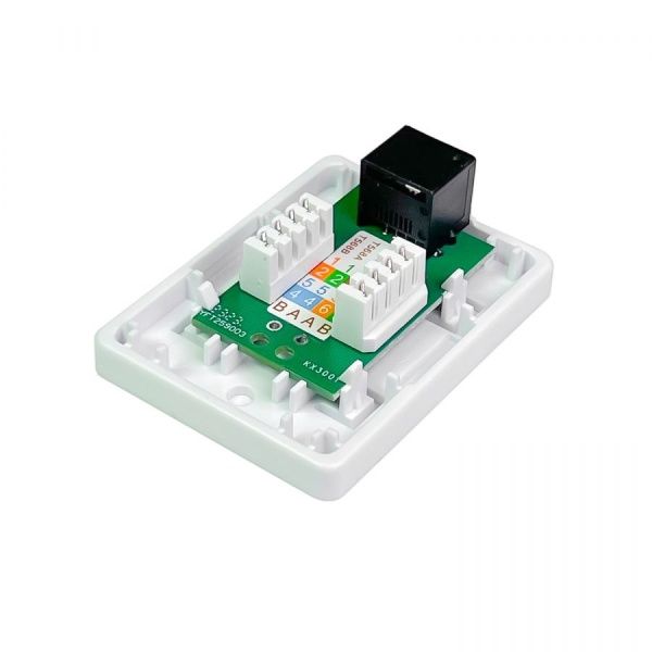 Компьютерная розетка NTSS PREMIUM настенная 1 порт RJ-45 UTP CAT5e