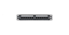 Коммутационная панель NETLAN 10", 1U, 12 портов, Кат.5e (Класс D), 100МГц, RJ45/8P8C, 110/KRONE, T568A/B, неэкранированная, черная