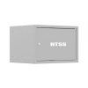 Шкаф настенный телекоммуникационный NTSS LIME 6U 550х600х370мм, 2 профиля 19, дверь сплошная металл, боковые стенки несъемные, разобранный, серый RAL