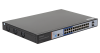 Управляемый L2 PoE коммутатор NIKOMAX, 24 PoE (802.3af/at) портов 10/100/1000Мбит/с 8 до 250 метров cat.6, 2*SFP 1000Мбит/с, 400Вт APO&R