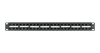 Коммутационная панель NIKOMAX 19", 1U, 48 портов, Кат.6 (Класс E), 250МГц, RJ45/8P8C, 110/KRONE, T568A/B, неэкранированная, с органайзером, черная - гарантия: 5 лет расширенная / 25 лет системная