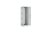 Напольный шкаф NIKOMAX серии TFR-R2 19", 42U, двустворчатые перфорированные двери, металлические стенки, Ш600хВ2010хГ800мм, в разобранном виде, серый