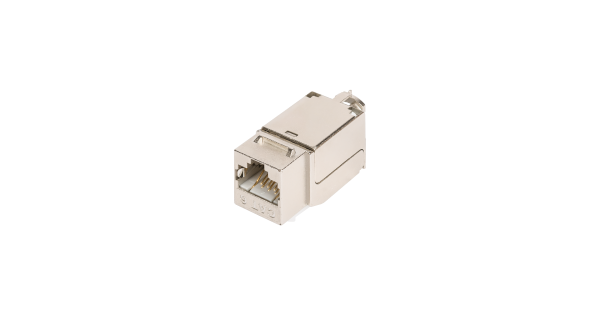 Модуль-вставка NIKOMAX типа Keystone, Кат.6 (Класс E), 250МГц, RJ45/8P8C, FT-TOOL/110/KRONE, T568A/B, полный экран, металлик - гарантия: 5 лет расширенная / 25 лет системная
