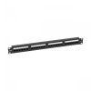 Патч-панель NTSS 24 UTP порта RJ45, cat.6, 1U, Dual IDC, без органайзера