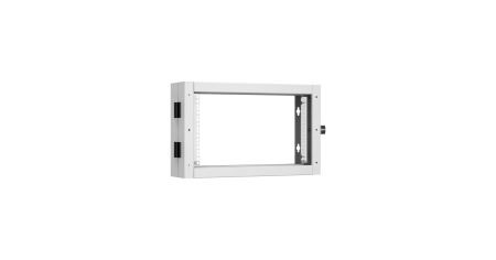 Пристенная поворотная секция NIKOMAX 19", 6U, Ш600хВ370хГ156мм, 1 пары L-образных монтажных направляющих, серый RAL 7035.