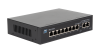 Коммутатор NETLAN, неуправляемый, 8*10/100Мбит/с PoE (af/at), 2*100Мбит/с RJ45, DC 52V/2.3A, PoE бюджет 120W