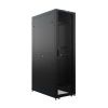 Шкаф напольный серверный NTSS ПРОЦОД DS 48U 750х1070мм, двойные боковые стенки, панель потолка с щеточными вводами, двери перфорированная и перфориров