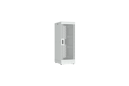 Напольный шкаф NIKOMAX серии TFR-R2 19", 33U, перфорированные двери, металлические стенки, Ш600хВ1702хГ800мм, в разобранном виде, серый
