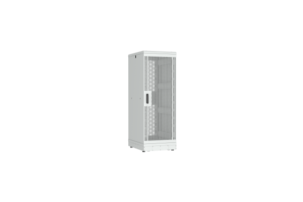 Напольный шкаф NIKOMAX серии TFR-R2 19", 33U, перфорированные двери, металлические стенки, Ш600хВ1702хГ800мм, в разобранном виде, серый