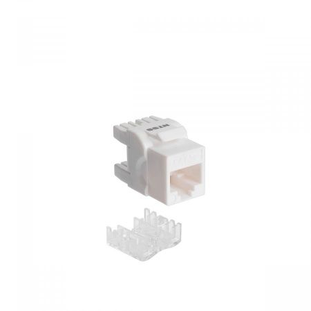 Розеточный модуль Keystone NTSS UTP RJ45 cat.5e, 180 градусов, белый