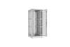 Напольный шкаф NIKOMAX серии TFR-R2 19", 42U, двустворчатые перфорированные двери, металлические стенки, Ш800хВ2010хГ1000мм, в разобранном виде, серый