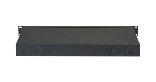 Оптический кросс NIKOMAX 19" серии CM, 1U, до 4 кассетных модулей/ панелей, фиксированный, черный