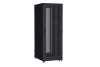 Напольный шкаф NIKOMAX серии TFA-R 19", 42U, перфорированные двери, металлические стенки, Ш800хВ2114хГ1000мм, в разобранном виде, черный