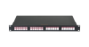 Оптический кросс NIKOMAX 19" серии CM, 1U, до 4 кассетных модулей/ панелей, фиксированный, черный