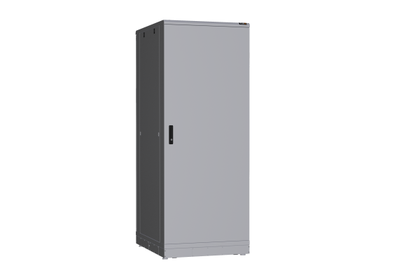 Напольный шкаф NIKOMAX серии TFR-R2 19", 42U, металлические двери, металлические стенки, Ш800хВ2010хГ1000мм, в разобранном виде, серый