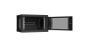 Настенный разборный шкаф NIKOMAX 19", 6U, стеклянная дверь, Ш600хВ370хГ450мм, 2 пары монтажных направляющих, черный