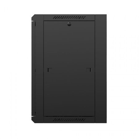 Шкаф настенный телекоммуникационный NTSS W 18U 600х600х964мм, 2 профиля 19, дверь стеклянная, боковые стенки съемные, задняя стенка, разобранный, черн